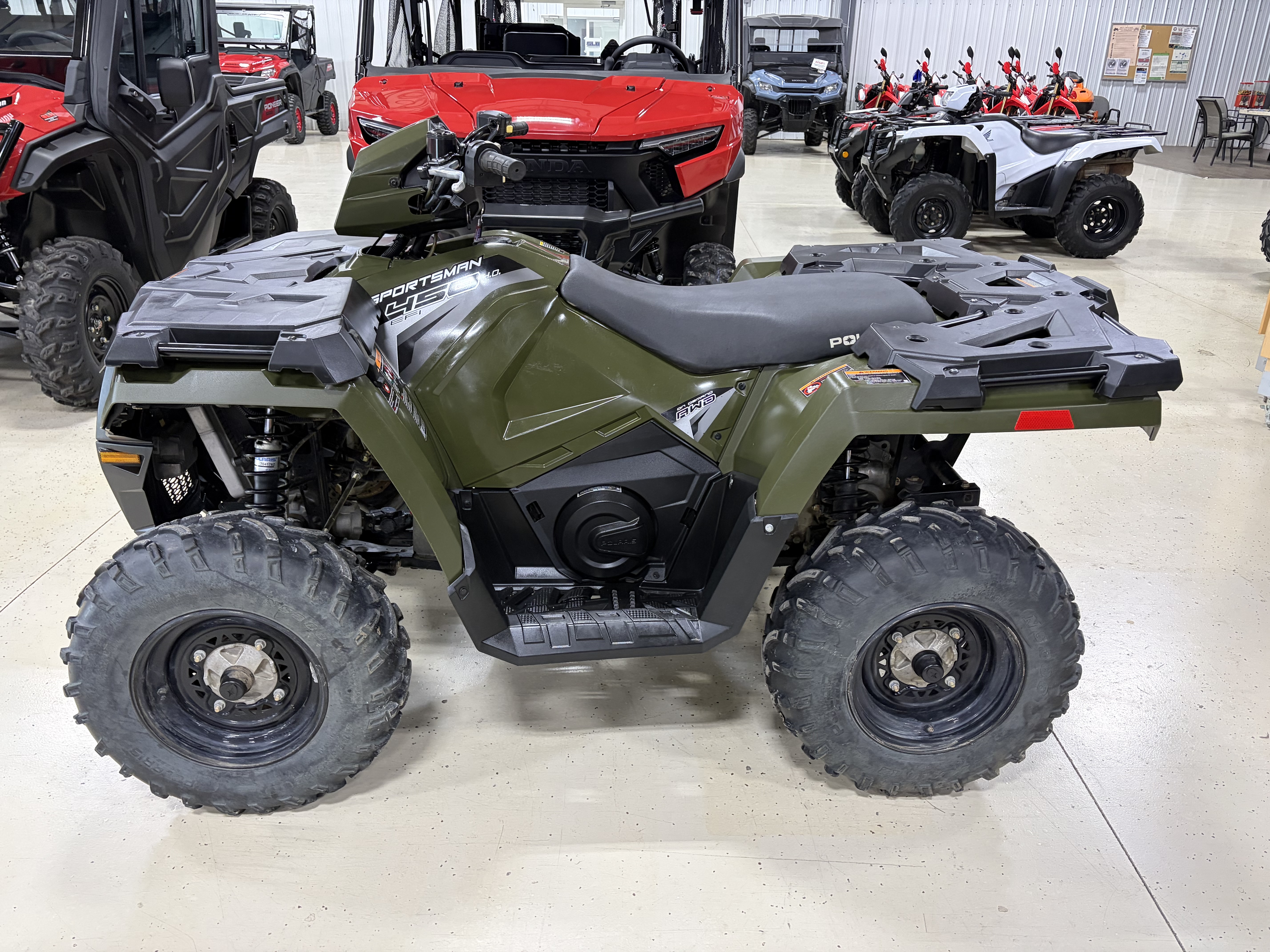 2018 Polaris Sportsman 450 H.O. Sage Green- U5504 — photo 1 of 7