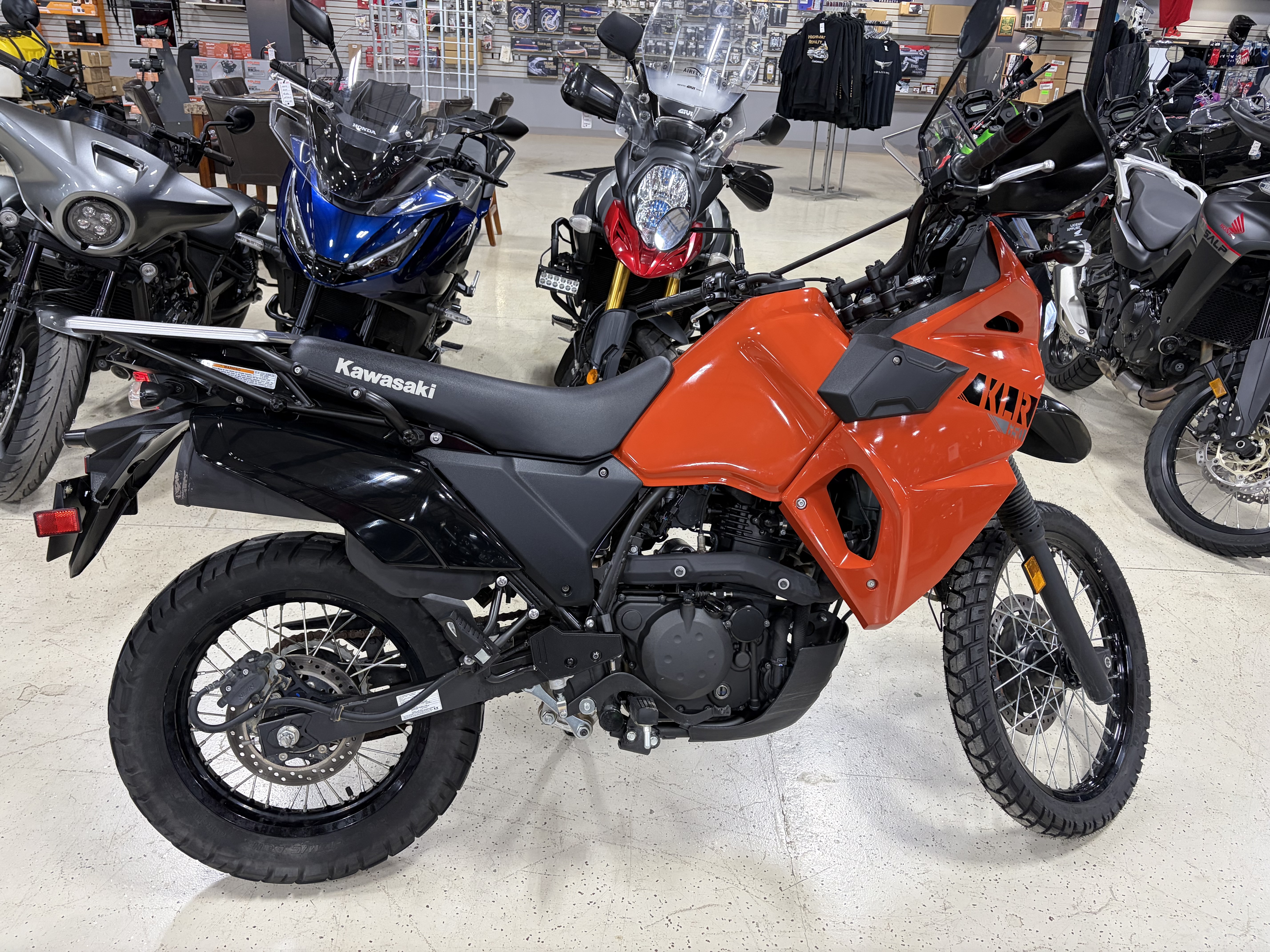 2022 Kawasaki KLR 650 Pearl Lava Orange- U5603 — photo 1 of 23