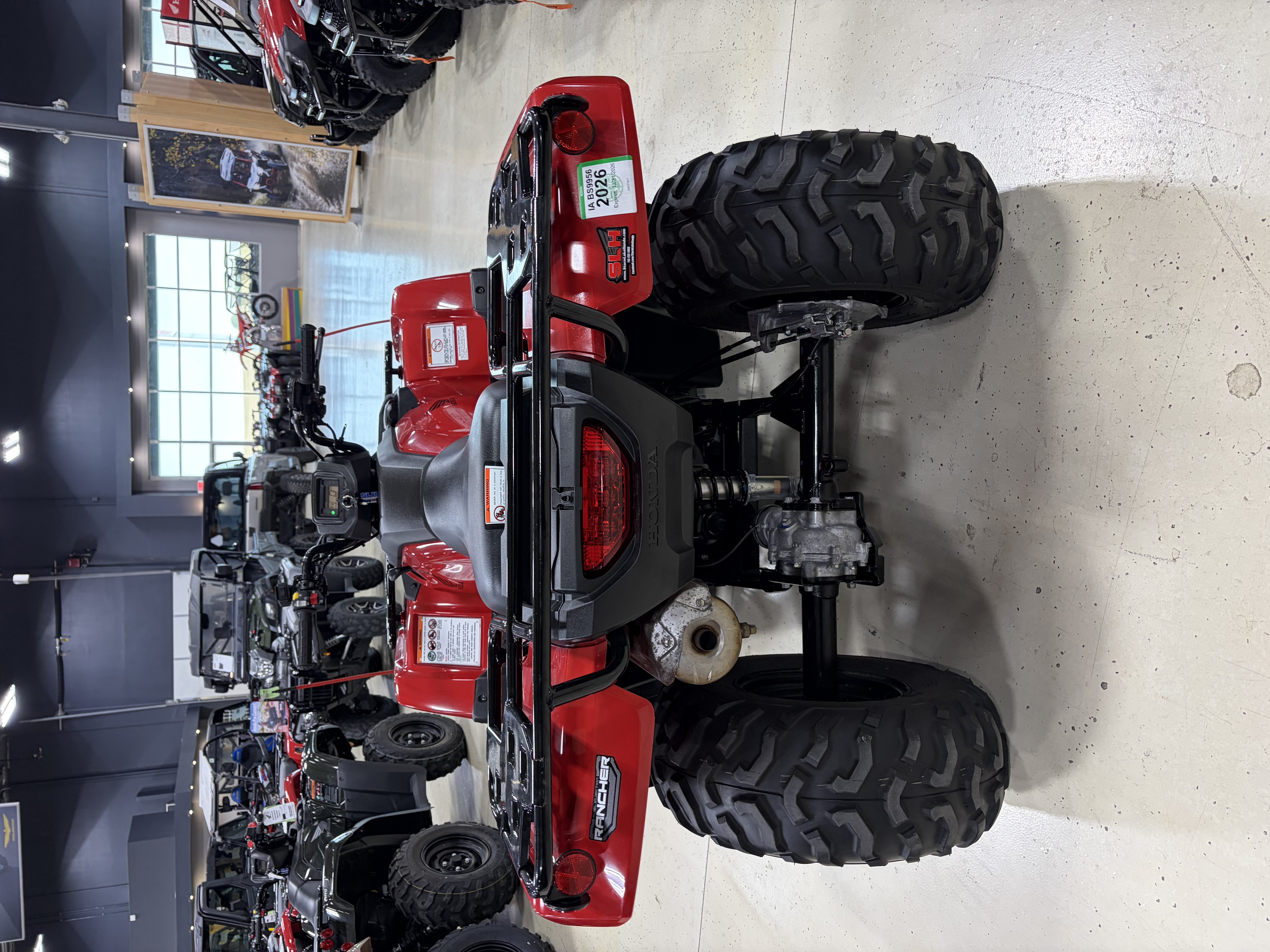2025 Honda FourTrax Rancher 4x4 w/ 48" blade ATV