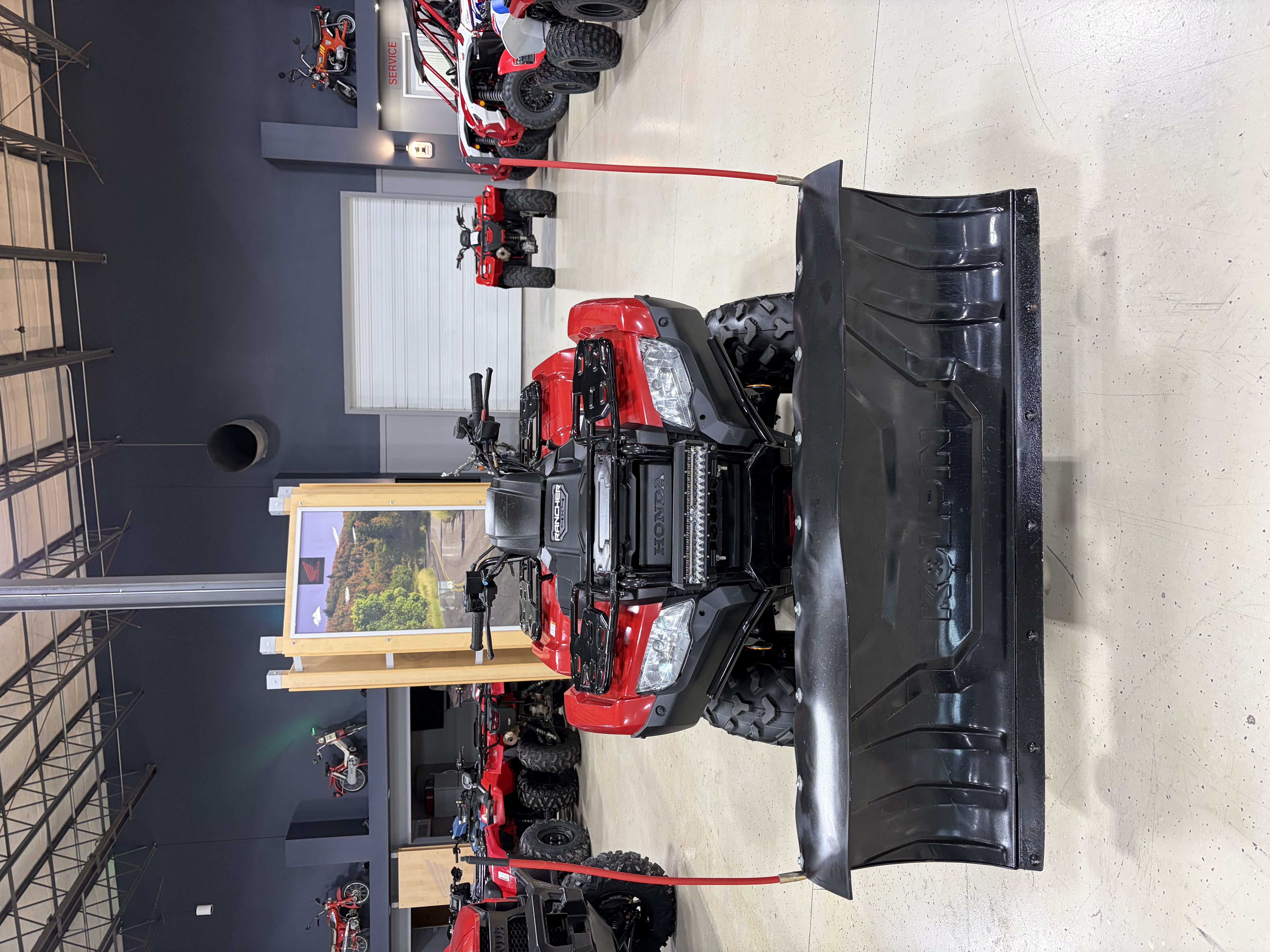 2025 Honda FourTrax Rancher 4x4 w/ 48" blade ATV