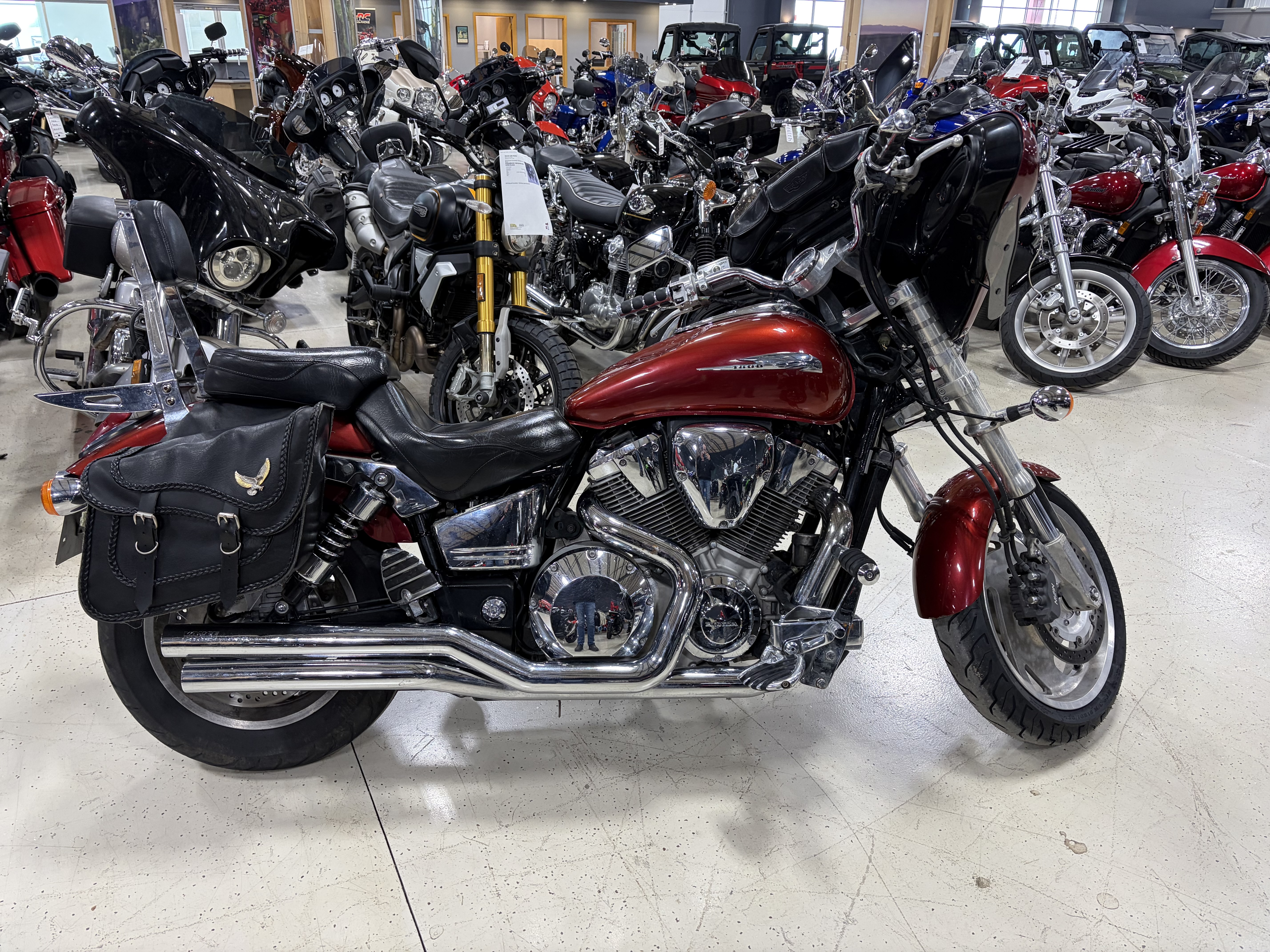 2002 Honda VTX1800C Illusion Red- U5562 — photo 1 of 7